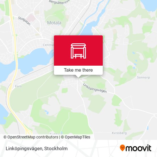 Linköpingsvägen map