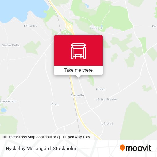Nyckelby Mellangård map