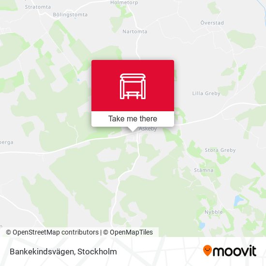 Bankekindsvägen map