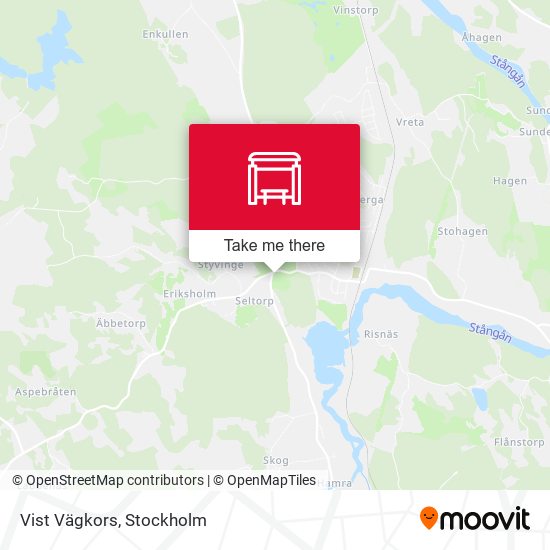 Vist Vägkors map