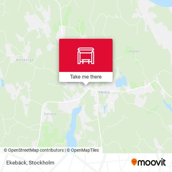 Ekebäck map