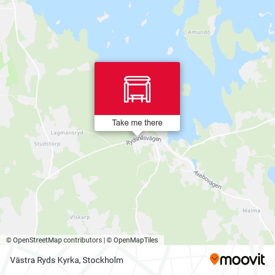 Västra Ryds Kyrka map