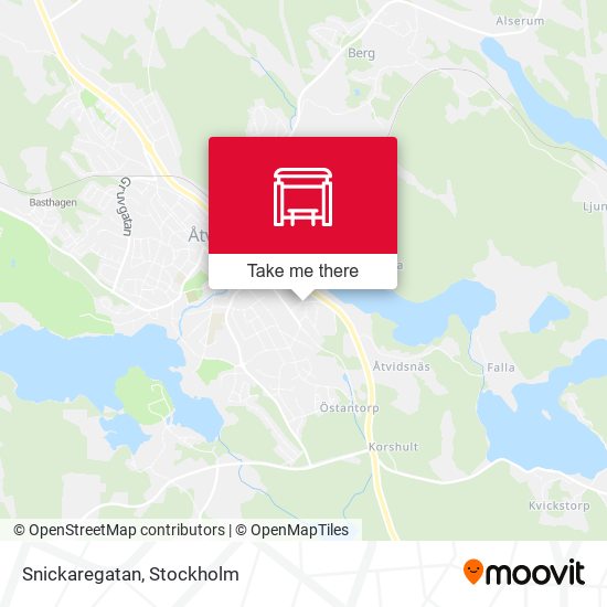 Snickaregatan map