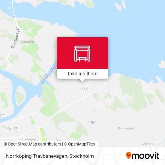 Norrköping Travbanevägen map