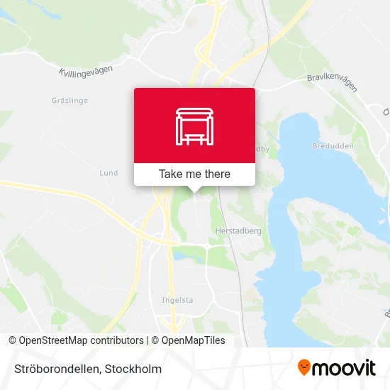 Ströborondellen map