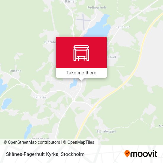 Skånes-Fagerhult Kyrka map