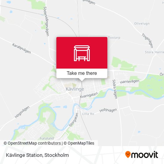 Kävlinge Station map