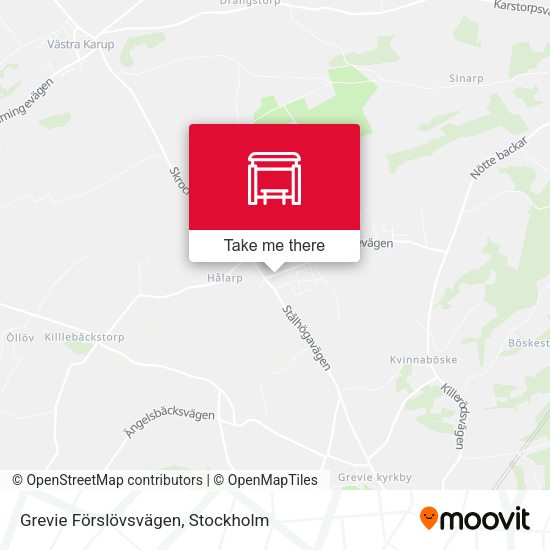 Grevie Förslövsvägen map