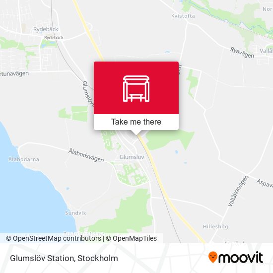 Glumslöv Station map