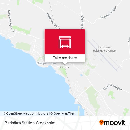 Barkåkra Station map