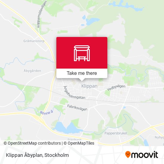 Klippan Åbyplan map