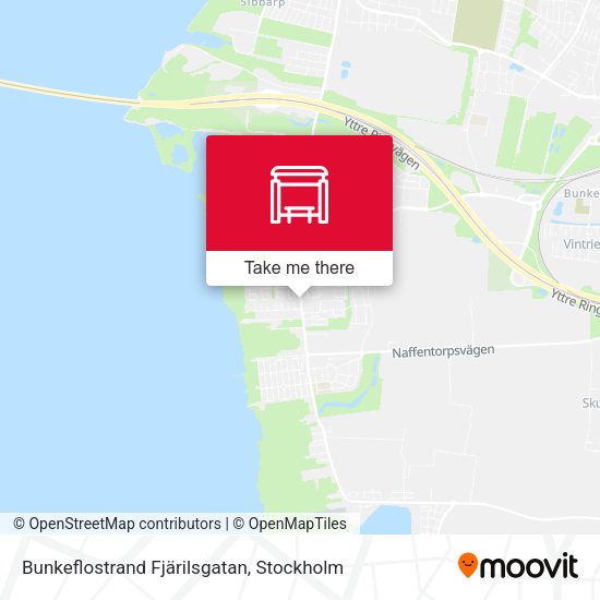 Bunkeflostrand Fjärilsgatan map
