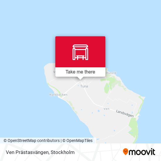 Ven Prästasvängen map