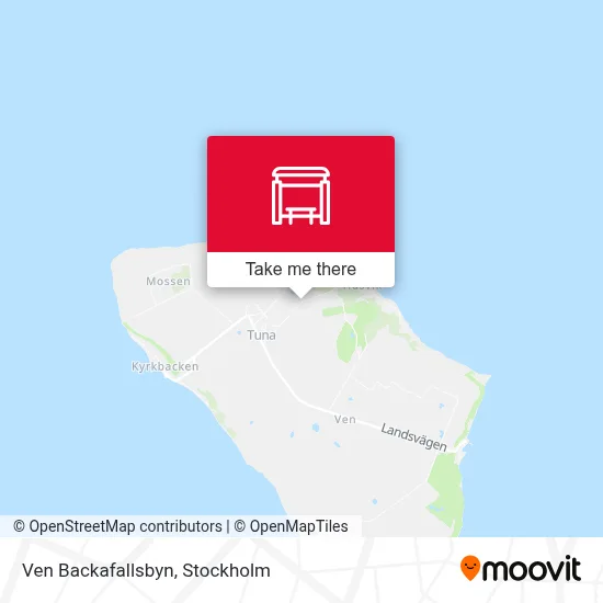 Ven Backafallsbyn map