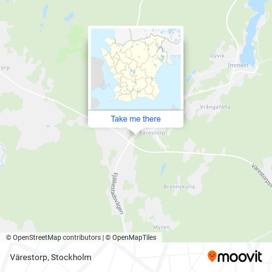 Värestorp map