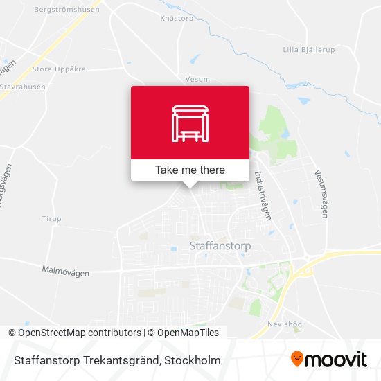 Staffanstorp Trekantsgränd map