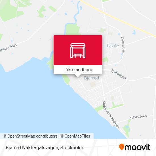 Bjärred Näktergalsvägen map