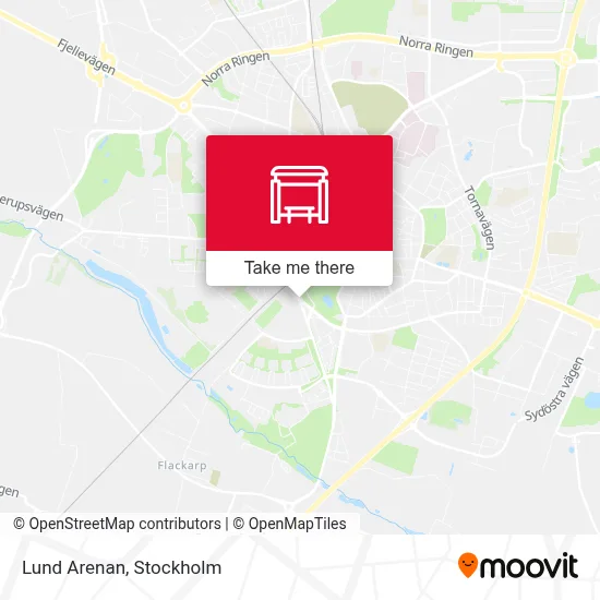 Lund Arenan map