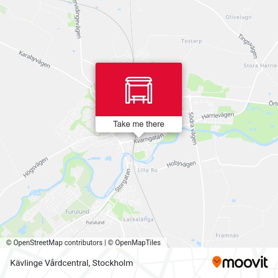 Kävlinge Vårdcentral map