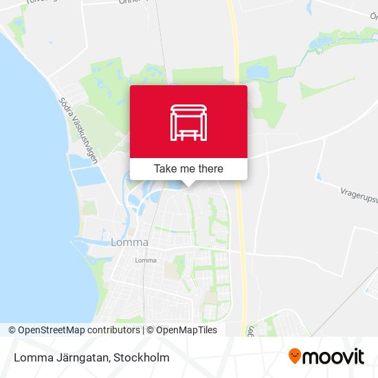 Lomma Järngatan map
