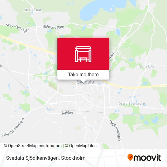 Svedala Sjödikenvägen map