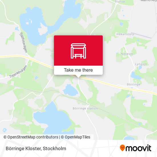 Börringe Kloster map