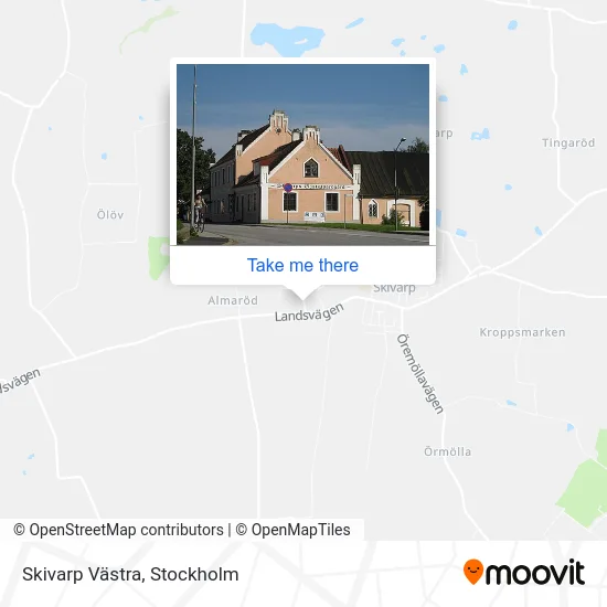 Skivarp Västra map