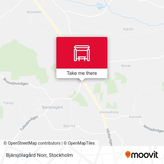 Bjärsjölagård Norr map