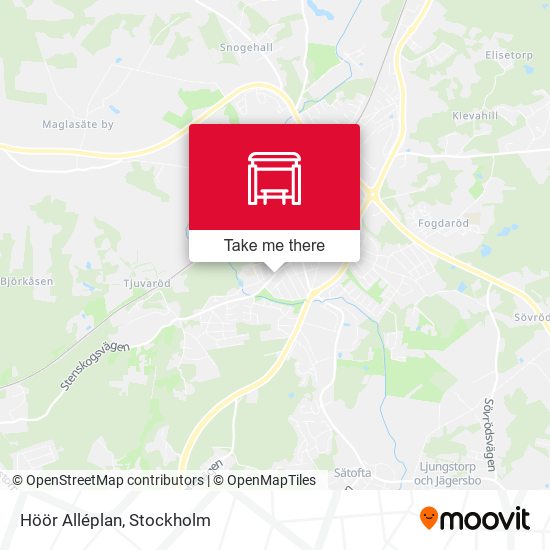 Höör Alléplan map