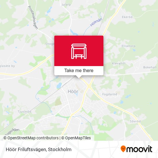 Höör Friluftsvägen map