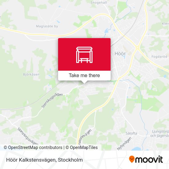 Höör Kalkstensvägen map
