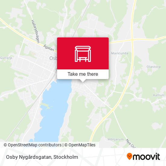 Osby Nygårdsgatan map