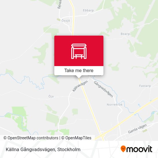 Källna Gångvadsvägen map