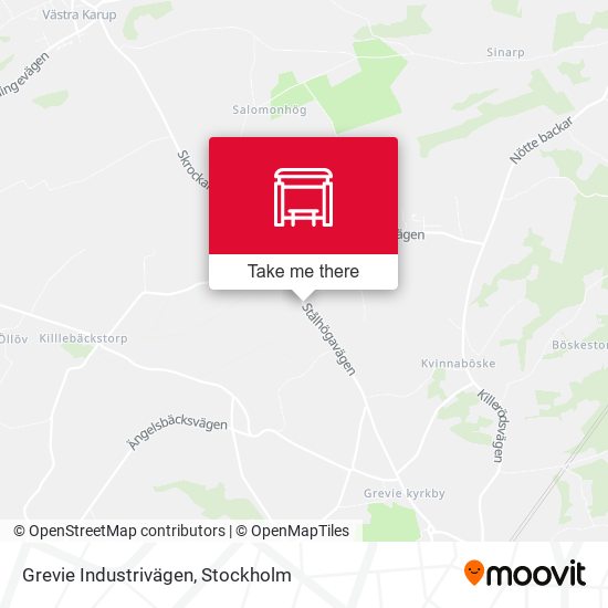 Grevie Industrivägen map