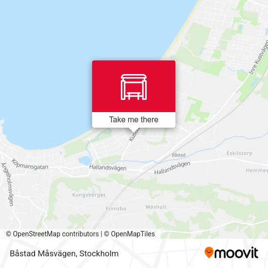 Båstad Måsvägen map