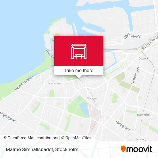 Malmö Simhallsbadet map