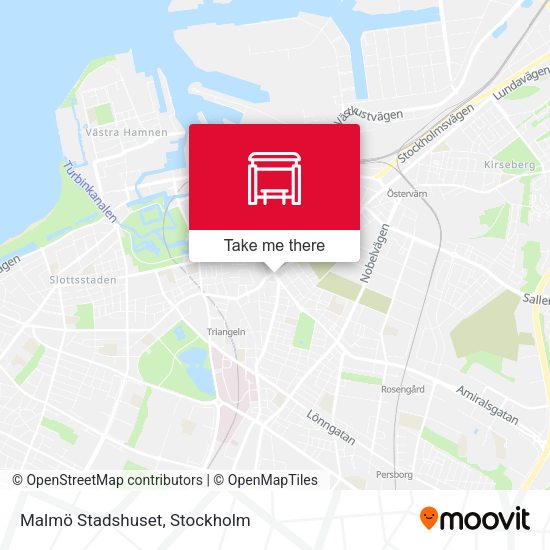 Malmö Stadshuset map
