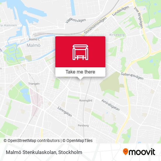 Malmö Stenkulaskolan map