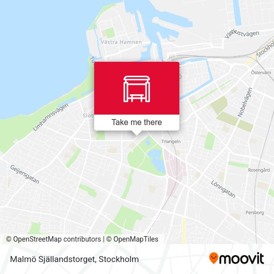 Malmö Själlandstorget map
