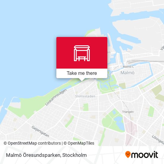Malmö Öresundsparken map