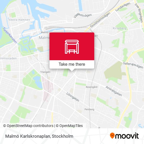 Malmö Karlskronaplan map