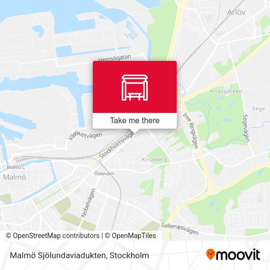 Malmö Sjölundaviadukten map