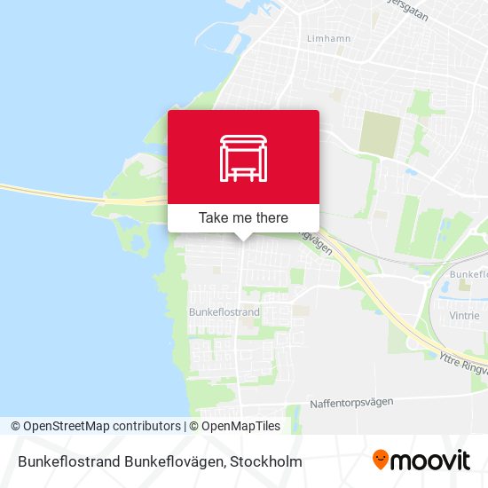 Bunkeflostrand Bunkeflovägen map