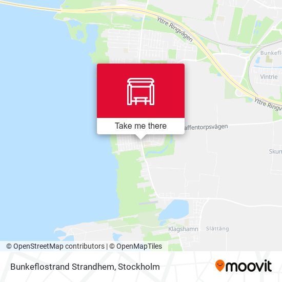 Bunkeflostrand Strandhem map