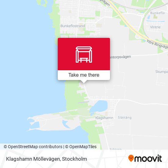 Klagshamn Möllevägen map