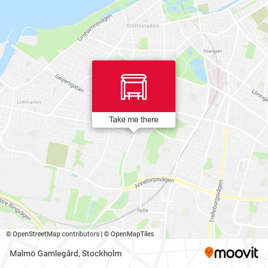 Malmö Gamlegård map