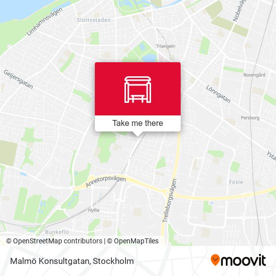 Malmö Konsultgatan map