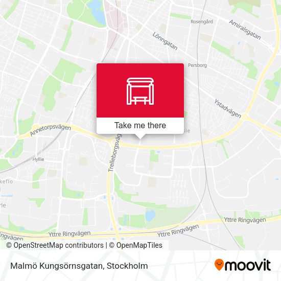 Malmö Kungsörnsgatan map