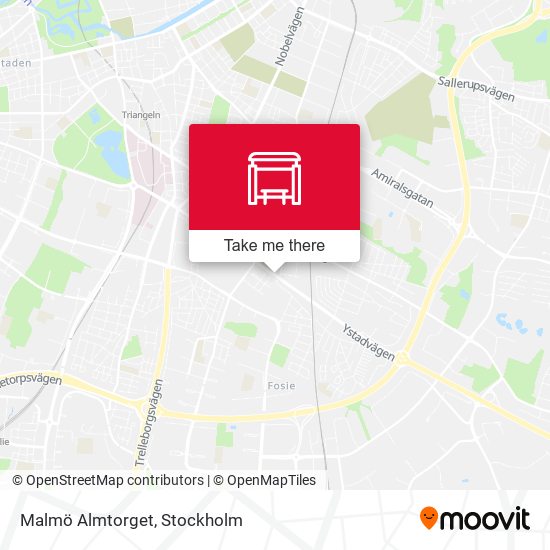 Malmö Almtorget map