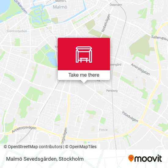 Malmö Sevedsgården map